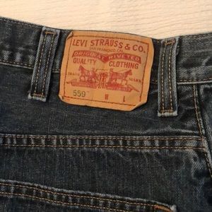 Levi's 559 Relaxed Straight Fit Blue Jeans 40x36